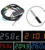 0.36 Inch 3-in-1 Time + Temperature + Voltage Display DC7-30V Voltmeter Electronic Watch Clock Digital Tube