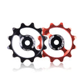 ZTTO 12T 4/5/6mm Ceramic Bearing Aluminum Alloy Lightweight High Strength Rear Steering Wheel Of Mountain Road Bicycle Derailleur Pulley