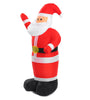 1.2m Christmas Decor Luminous Inflatable Waving Santa Claus Lights for Home Garden Outdoor Christmas Decoration