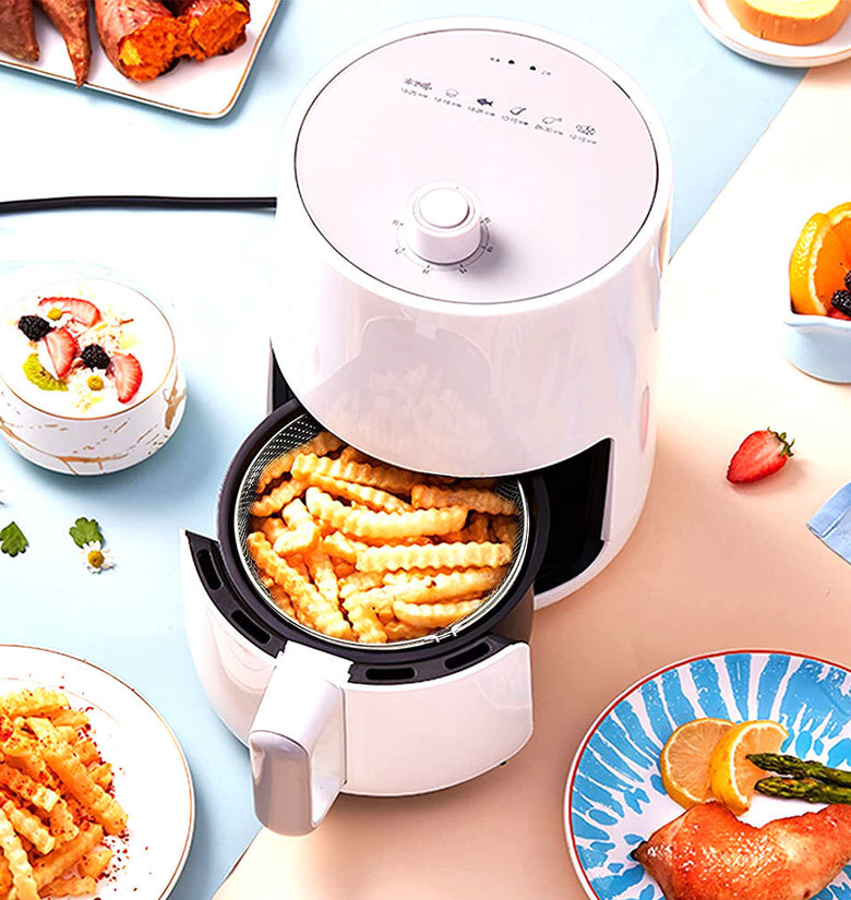 Air fryer with stainless hotsell steel basket