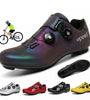 Athletic Bicycle Shoes Self-locking Road Bike Shoes Breathable Soft Women Men Cycling Sneakers