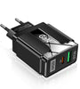 [GaN Tech]Uslion 65W 2-Port USB PD Charger Dual 33W USB-A PD3.0 QC3.0 Fast Charging Wall Charger Adapter EU Plug for iPhon14 Pro for iPad Huawei Xiaomi 11