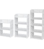 3/4/5 Tiers Shoes Rack Display Stands White Storage Shelf Organiser Unit Cabinet