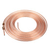 Universal 25Ft Copper Nickel Brake Line Tubing Kit 3/16 OD with 15Pcs Nuts"