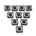 100pcs Momentary Tactile Push Button Switch 12x12x4.5mm