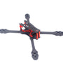 ALFA Monster 6mm Carbon Fiber 5/6/7inch FPV Freestyle Stretch X Quadcopter Frame Kit for RC Drone