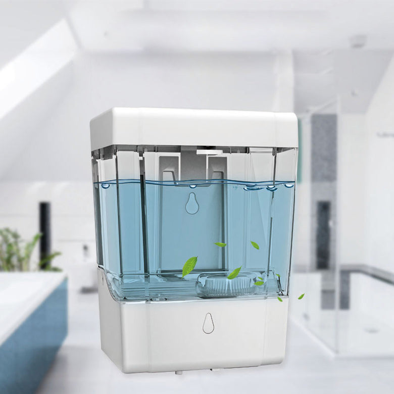 900ML Wall-Mounted Automatic Soap Dispenser IPX3 Waterpfoor Infrared Induction Liquid Dispenser for Bathroom Kitchen