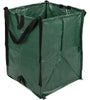 Heavy Duty Home and Yard Waste Bag Woven Polypropylene Reusable Lawn and Leaf Garden Bag with Reinforced Carry Handles Self-Standing Garbage Can