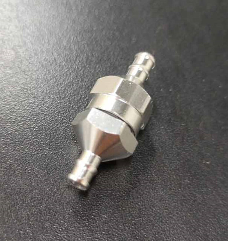 Aluminum Alloy Filter Straight Cylinder Oil Fuel Filter for Gasoline Methanol Engine RC Airplane Fixed-Wing