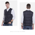 Adjustable Electric Vest Heated Fishing Cloth Jacket USB Thermal Winter-Warmer