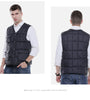 Adjustable Electric Vest Heated Fishing Cloth Jacket USB Thermal Winter-Warmer