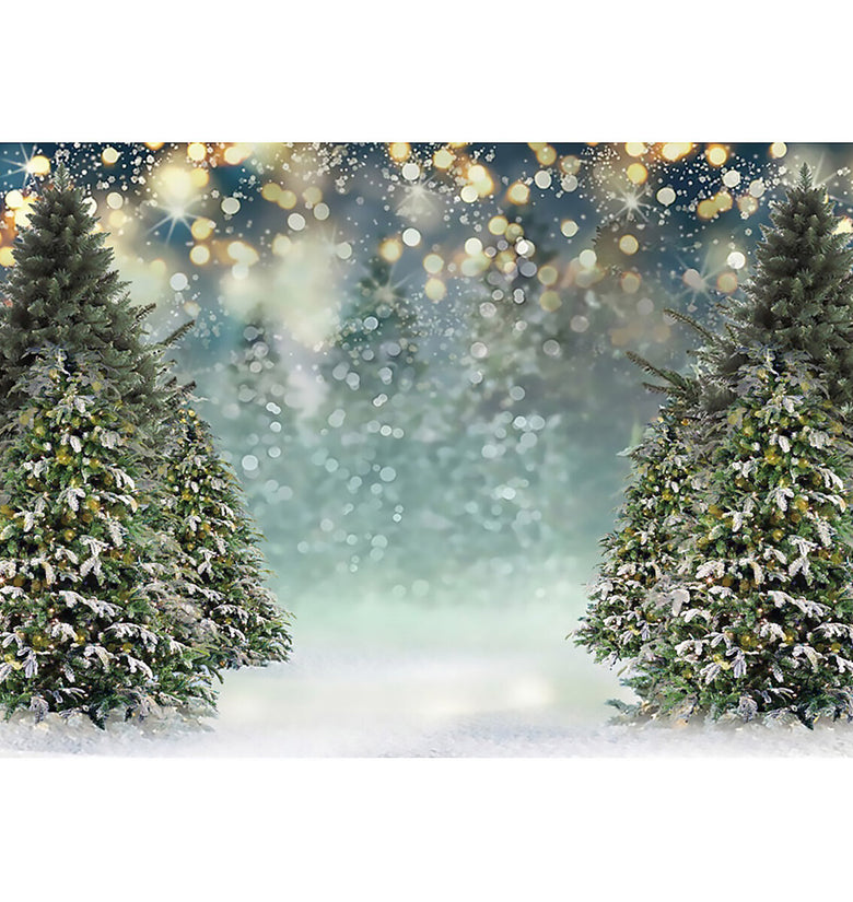 0.9x1.5m 1.5x2.1m 1.8x2.7m Winter Snowflake Christmas Tree Photography Backdrops Glitter Decoration Background Cloth for Studio Photo Backdrop Prop