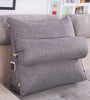 Adjustable Triangle Cushion PP Cotton Washable with Side Pocket Design for Home Textiles