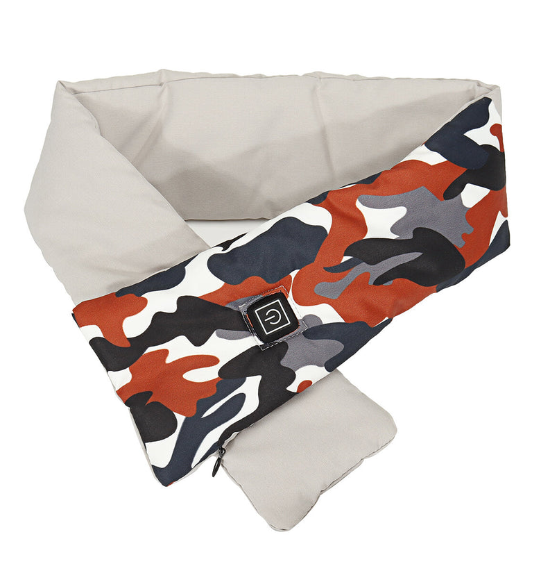 USB Heated Electric Men Scarf Pain Relief 3Gear Adjustable Warm Camouflage Neck