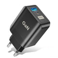 [GaN Tech]Uslion 65W 2-Port USB PD Charger Dual 33W USB-A PD3.0 QC3.0 PPS Fast Charging Wall Charger Adapter EU Plug US Plug UK Plug for iPhon13 for Xiaomi 12 for Redmi K30 Pro for Samsung Galaxy S21