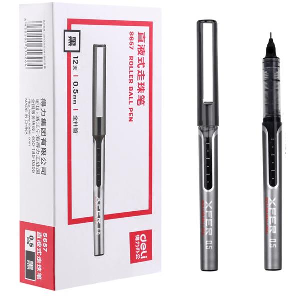 Deli S657 Gel Pen For Office And School Supply 3 Colors(12 PCS)