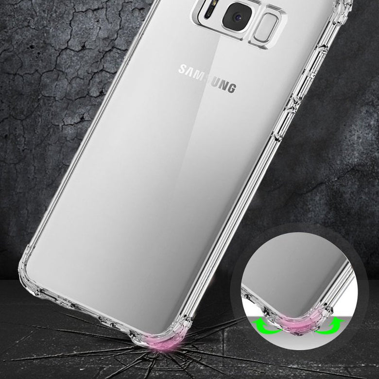 Air Cushion Transparent Soft TPU Case For Samsung Galaxy S8 Plus 6.2