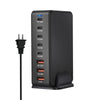 [GaN Tech]Bakeey 268W 8-Port USB PD Charger 3USB-A+5USB-C PD QC Fast Charging Desktop Charging Station EU Plug US Plug for iPhone 15Pro Max for Samsung Galaxy Flip5 for Huawei Mate60 Pro for Xiaomi 13pro