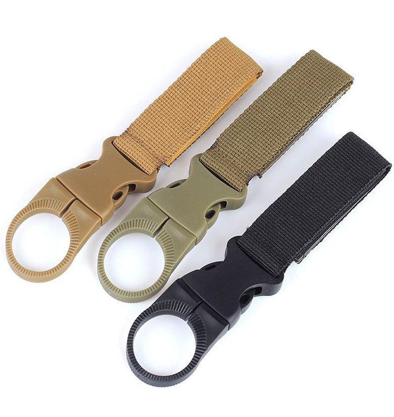 AWMN R1 Gear Clip Nylon Camouflage Outdoor Camping Hunting Buckle Bottle Carrier Tactical Belt