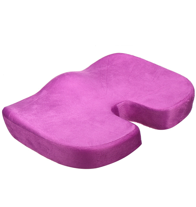 Memory Foam Seat Cushion Travel U-Shaped Orthopedic Coccyx Protection Chair Pad Massage Hip Cushion Pillow