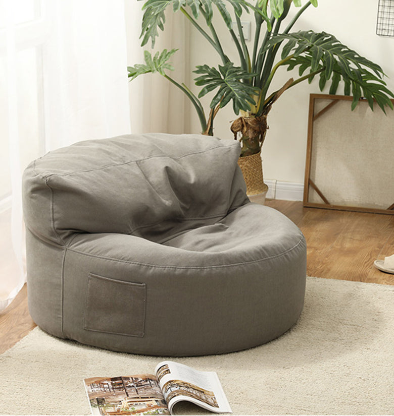 Bean Bag Cover without Filler Lounger Seat Protector Lazy Sofa Slipcover Home Office Furniture Accessories Decorations