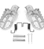 Aluminum Foot Pegs For Yamaha Motocross PW50 PW80 TTR90 TW200 Pit Dirt Bike