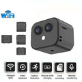 D3 HD Mini Wireless WiFi Dual Camera Mobile Phone Wireless Network Camera Remote Two-way Intercom Monitoring Camcorder