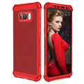 Air Cushion Corners Mesh Heat Dissipation Front & Back Cover TPU Case For Samsung Galaxy S8
