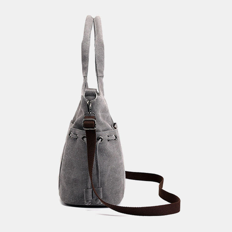 Women Large Capacity Canvas Handbag Shoulder Bag Crossbody Bag For Shopping Outdoor