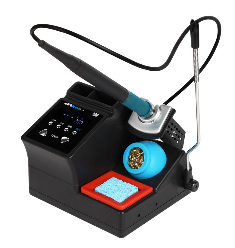 AIFEN A8 Soldering Station With Digital Display T12 Handle Intelligent Sleep 1-1.5s Quick Heating For Electronic Repair Welding