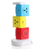 Alardor 250V Three Tiers Rotating Socket Intelligent Patch Panel USB Plug Board Power Strip