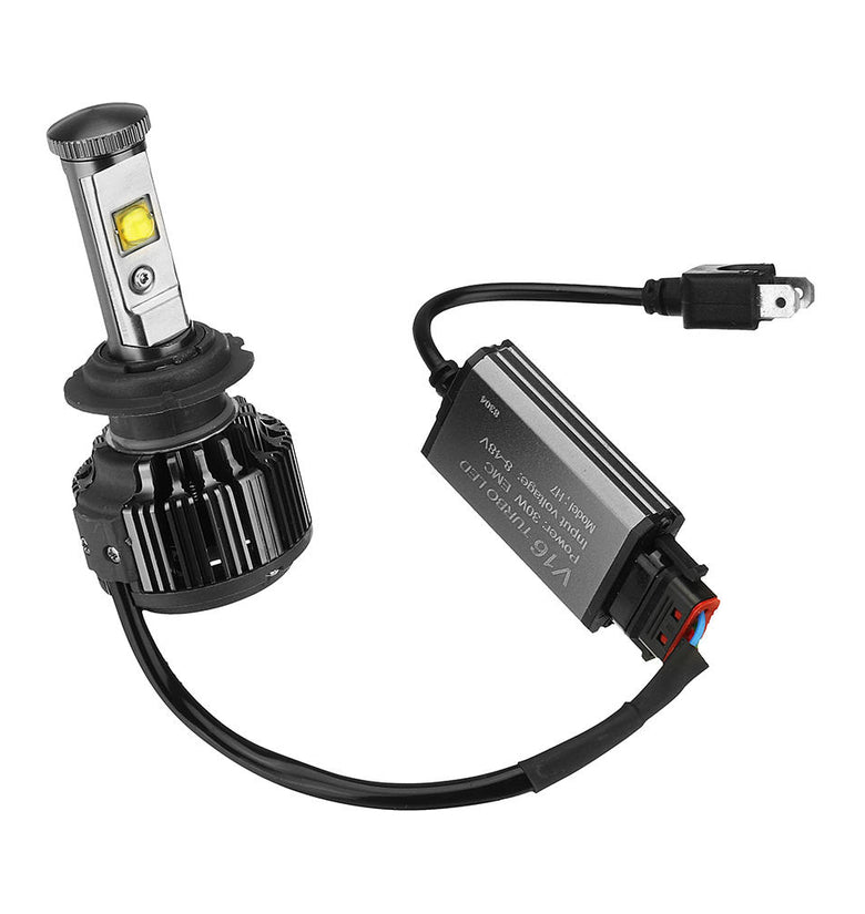 AKAS V16 LED Car Headlights Bulbs 60W 6000LM H1 H3 H4 H7 H11/H8/H9 9005 9006 6000K White