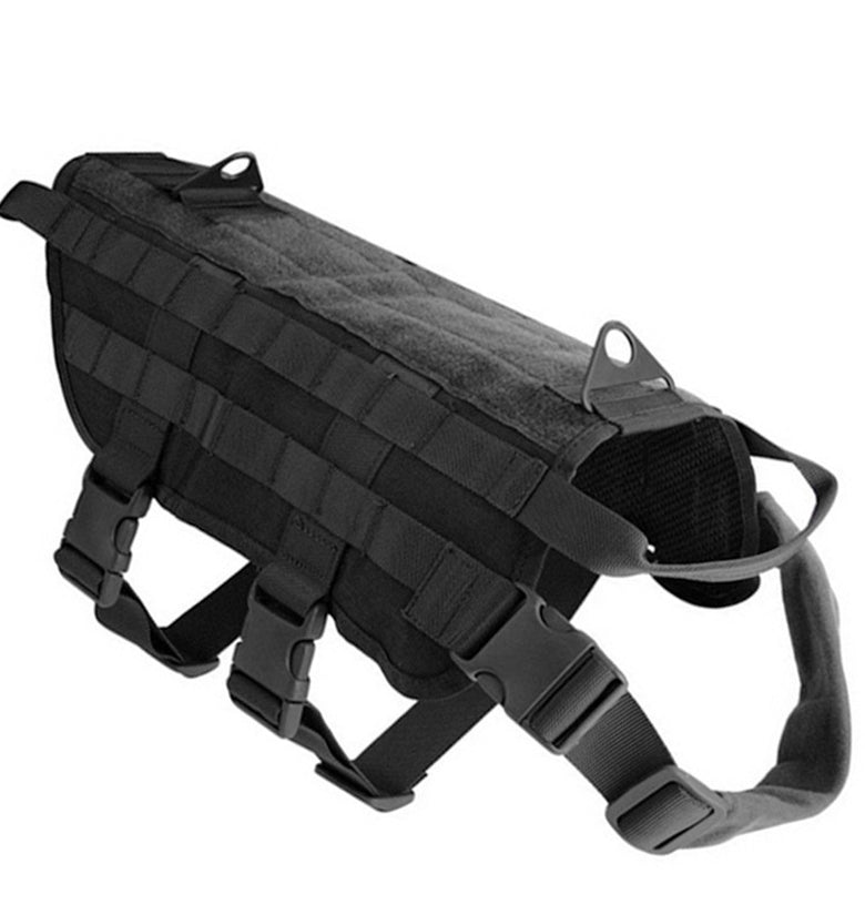 Dog Vest Training Tactical Army Dog Tape Military Dog Clothes Load Bearing Harness Outdoor Training Leash