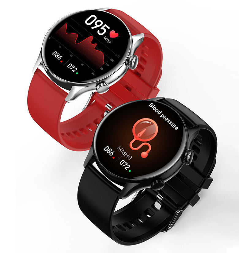 [Always-on Display] HK8 Pro 1.36 inch 390*390px AMOLED Screen NFC bluetooth Calling Heart Rate Blood Pressure SpO2 Monitor 30 Days Standby IP68 Waterproof Smart Watch