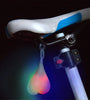 4 Colour Bike Balls TailLight Silicone Waterproof 3 LED Modes Warning Cute Heart Design Bike Light for Night Cycling