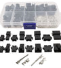 200Pcs 2.54mm Pitch JST SM Connector Kit 2/3/4/5Pin Male/Female Housing Pin Header Crimp Terminals Electrical Wire Connector Kit