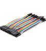 40pcs 10cm Male To Female Jumper Cable Dupont Wire