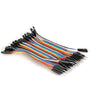 40pcs 10cm Male To Male Jumper Cable Dupont Wire