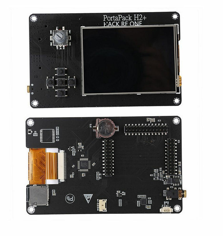 PortaPack H2+ for HackRF One SDR Software Defined Radio 1MHz-6GHz 0.5ppm TCXO with 3.2inch Touch LCD Display