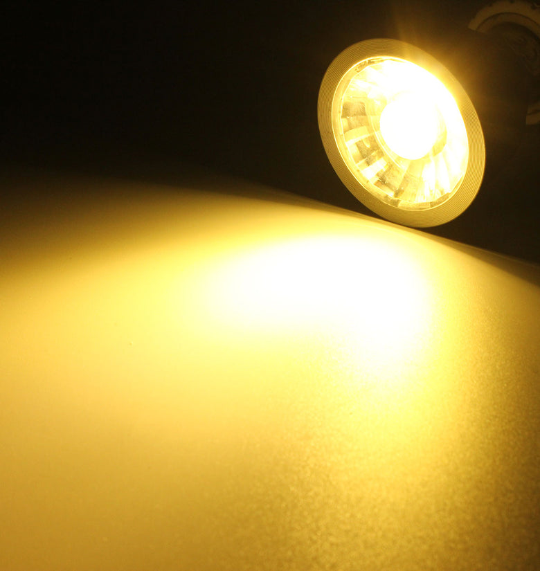 MR16 LED Light Bulb Non-dimmbale 7W Pure White Warm White Natural White COB Spotlight DC12V