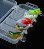 5pcs Topwater Minnow Fishing Lures Simulated Grasshopper Fishing Lure With Hook Mini Cricket Locust Top Water ArtificialBait