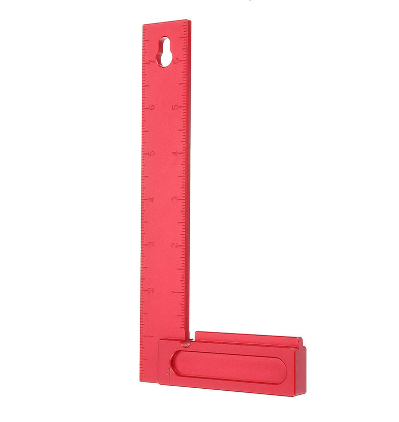 Aluminum Alloy 200mm Precision Woodworking Square Inch and Metric Machinist Square