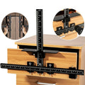Aluminum Alloy Cabinet Hardware Jig Pocket Hole Jig Drill Locator Punch Guide for Installation of Handles Knobs on Doors and Drawer For Woodworking
