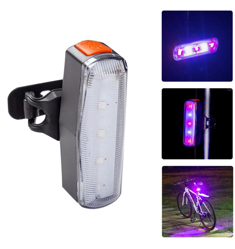 BIKIGHT Bicycle Light Set 300lm 3 Modes Bike Headlight Front Lamp 4 Modes Safety Warning Taillight USB Rechargeable Waterproof Cycling