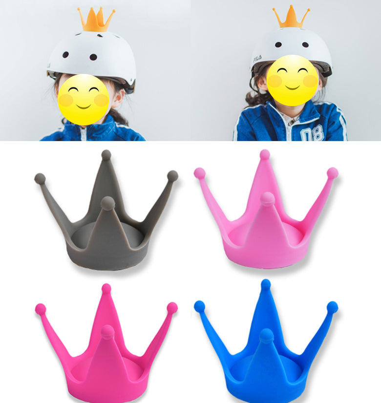 Kids Children Children Crown Decoration For Skiing Roller Skating Bike Creative Cute Toy Motorcycle