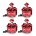 4X Racerstar 2207 BR2207S Fire Edition 2500KV 3-6S Brushless Motor For RC Drone FPV Racing Frame Kit