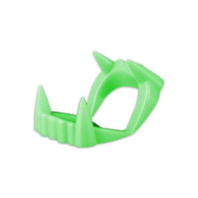 Halloween Party Decoration 10 Luminous Colornail Sets 1 Denture Horror Scene Props Supplies Toys