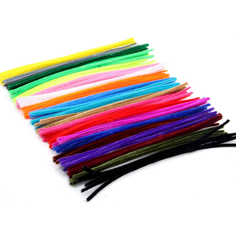 100pcs Multicolour Fleece Handmade Diy Art Crafts Material Kids Creativity Handicraft Children Toys