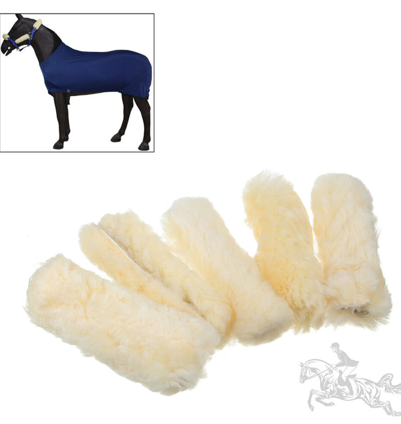 Wool Horse Head Protection Horse Rope Halter Fleece Pads for Horse Training Protection Relief Decor Winter Warm
