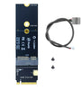 WTXUP Apple/ NGFF M2 Network Card to NVME/SATA SSD Adapter Card WiFi bluetooth Card to M+B/M Key Adapter